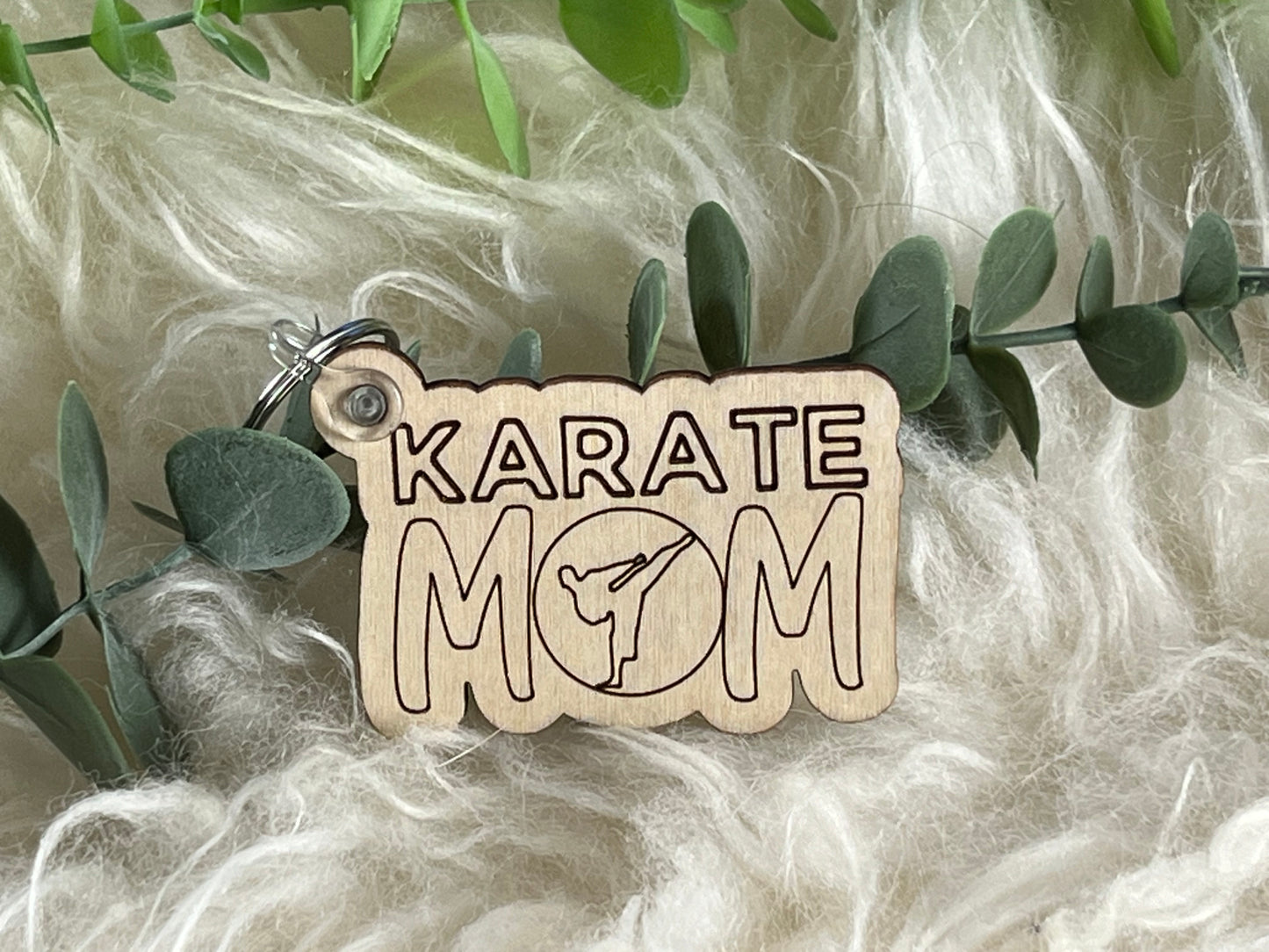 Sports Mom Keychain without Tassel