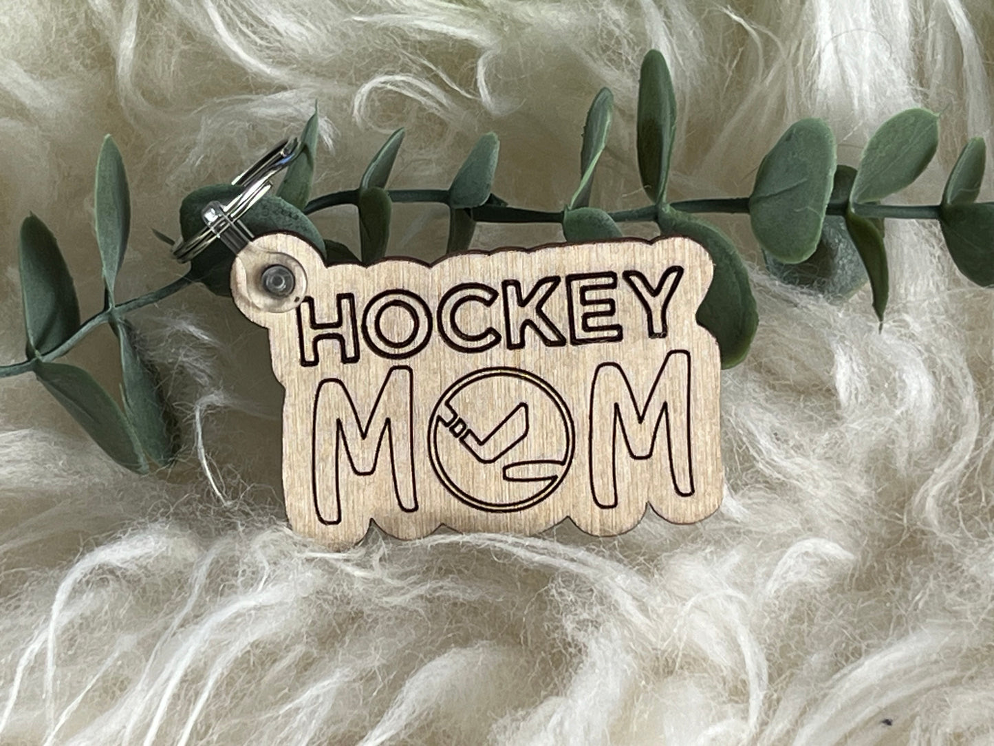 Sports Mom Keychain without Tassel