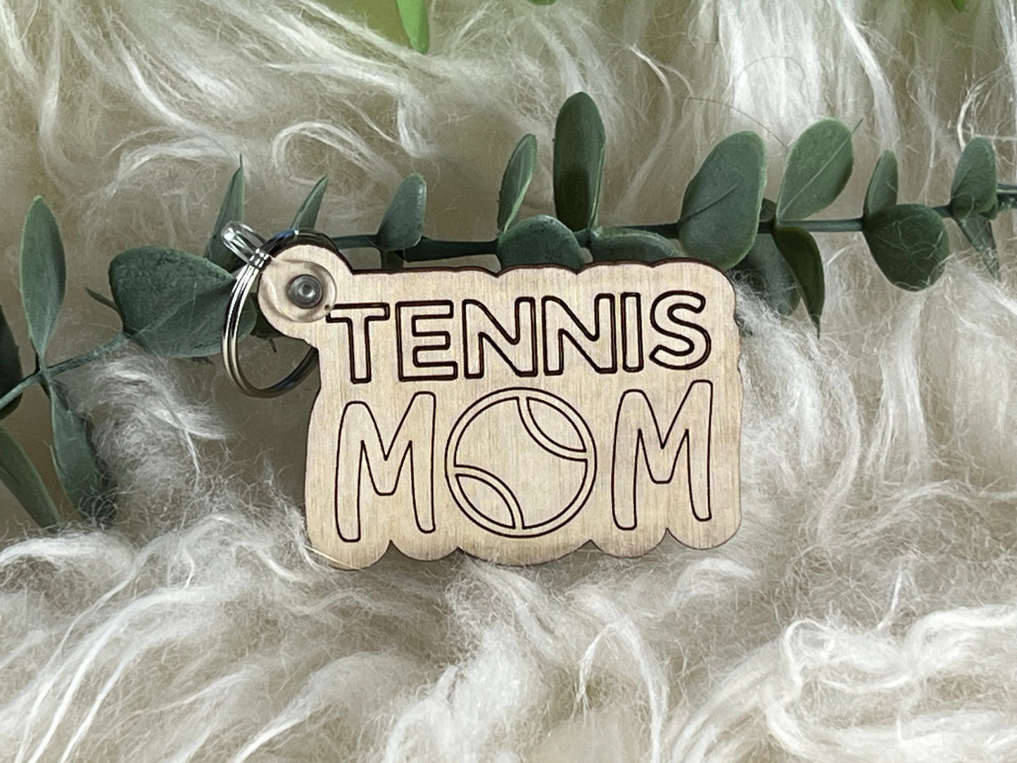 Sports Mom Keychain without Tassel