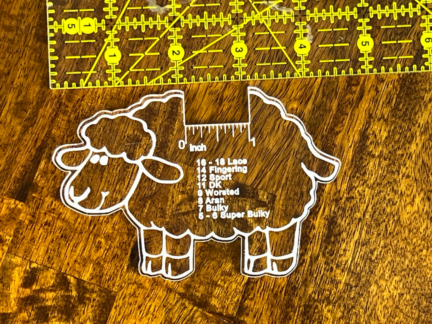 Wrap Per Inch Tool - Acrylic