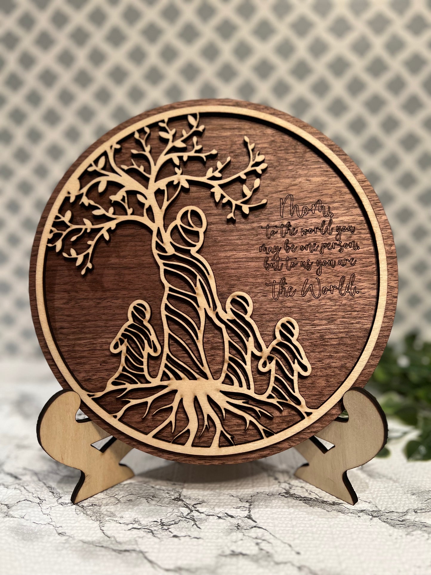 'Mom - You are the World' Family Tree