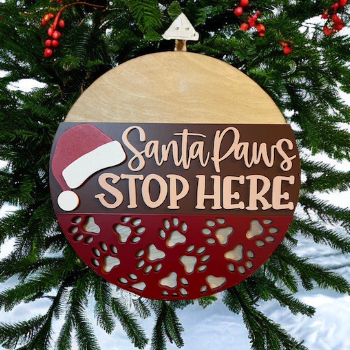 Santa Paws Stop Here