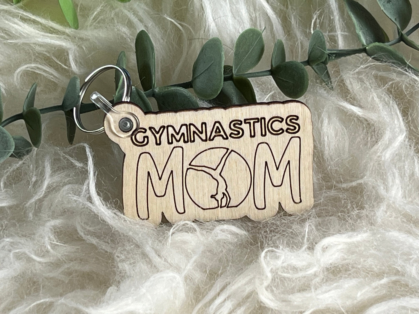 Sports Mom Keychain without Tassel