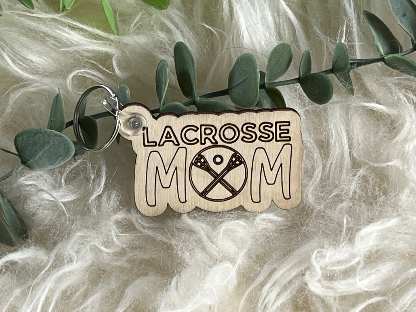 Sports Mom Keychain without Tassel