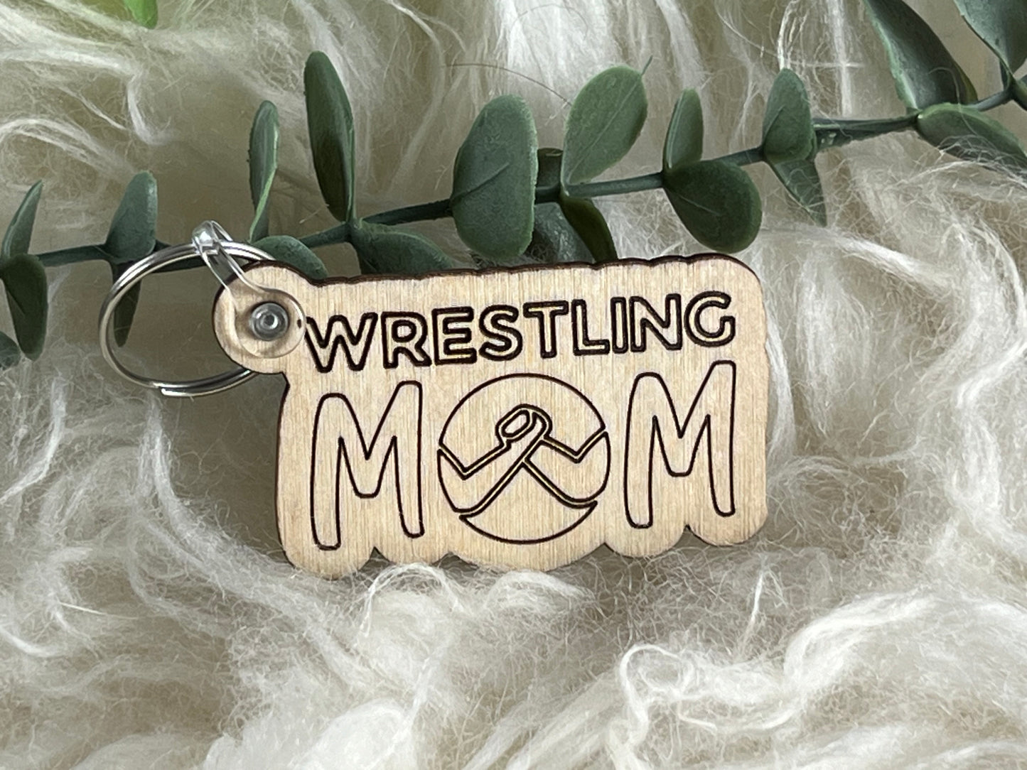 Sports Mom Keychain without Tassel