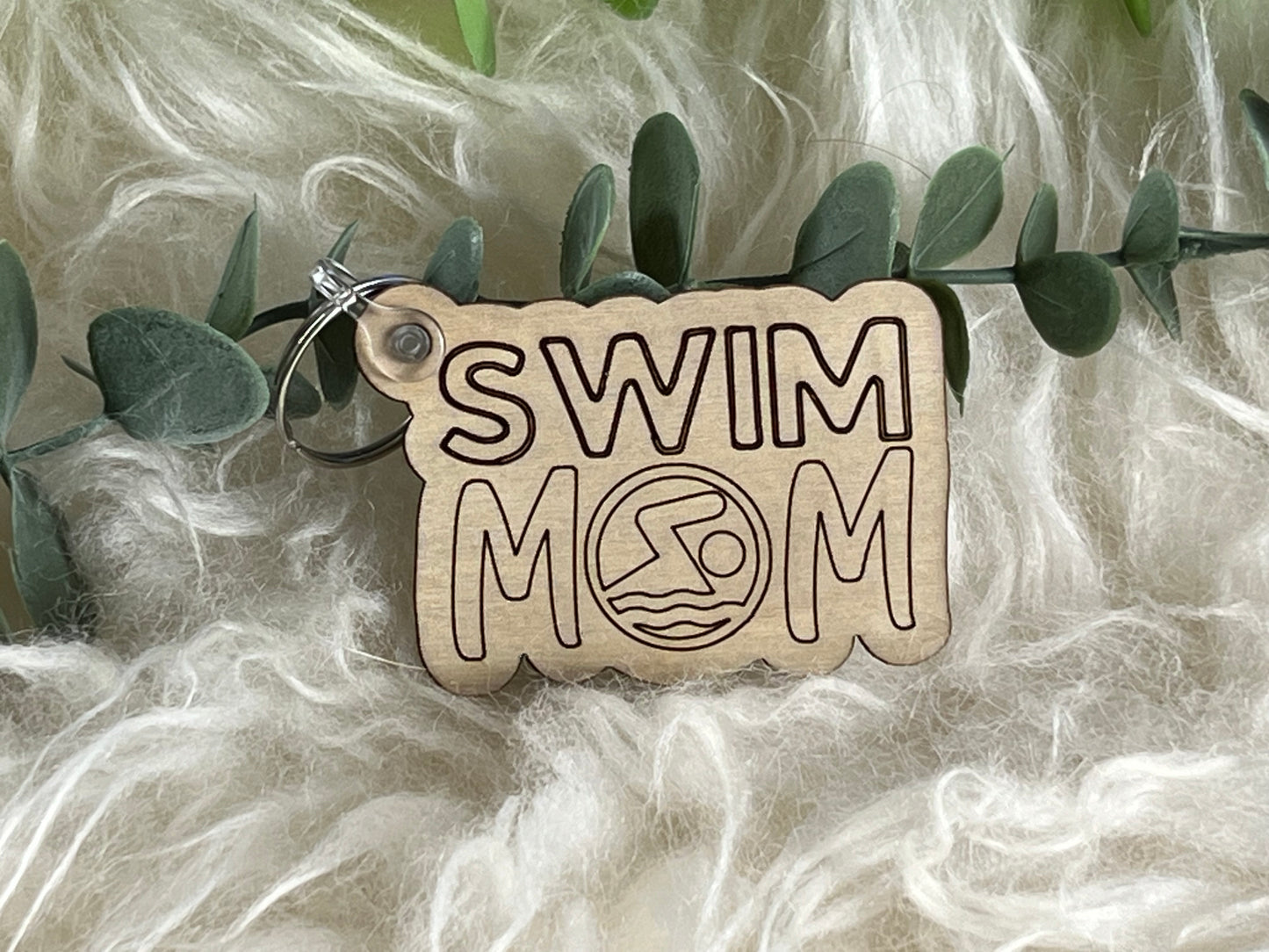 Sports Mom Keychain without Tassel