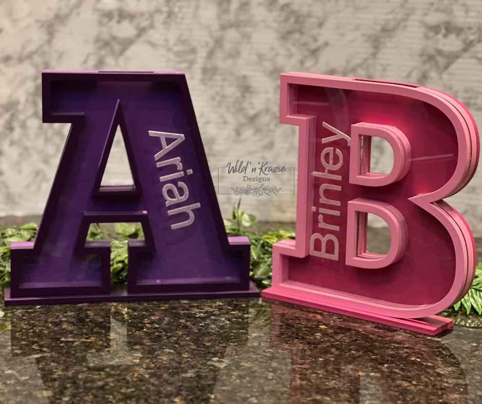 Personalized Alphabetical Piggy Bank