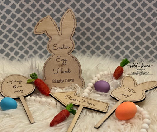 Easter Egg Hunt Markers (set of 11) - Two Sizes