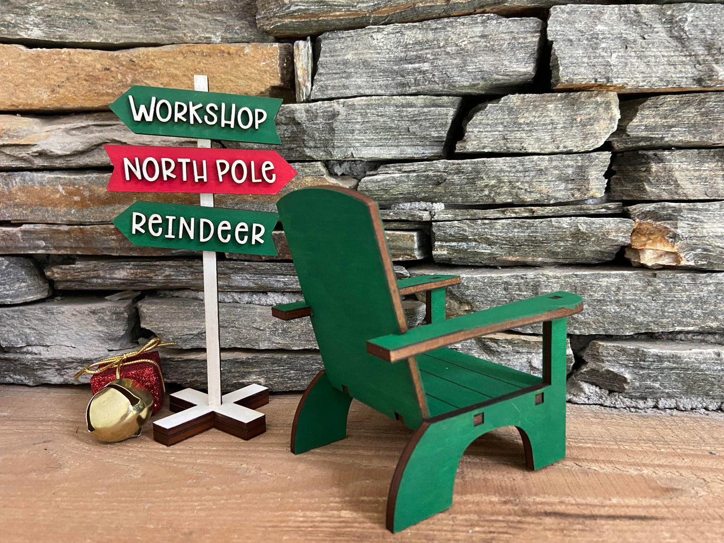 Christmas Elf Kit #5 - Props and Signs (Ready to Paint)