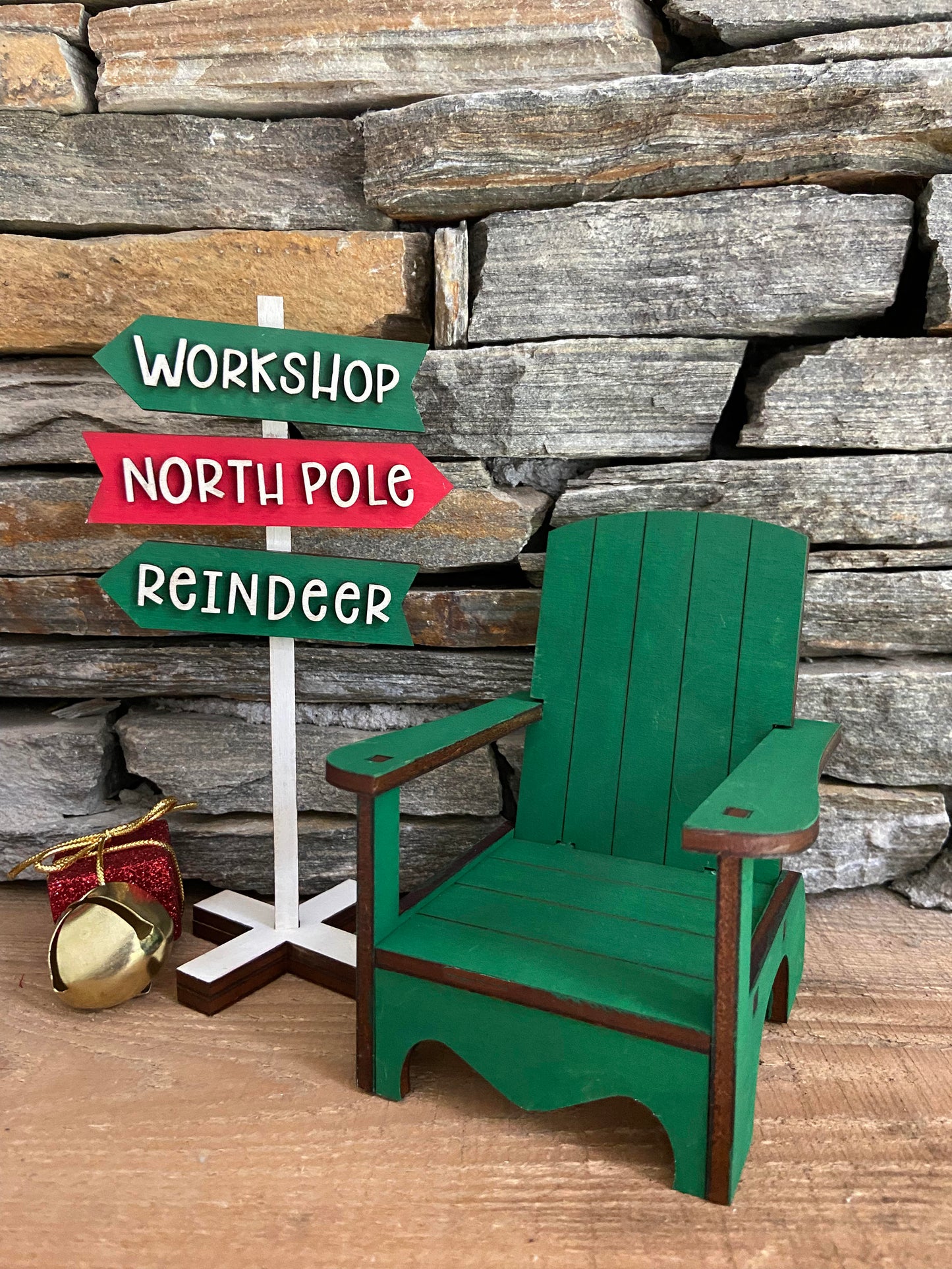 Christmas Elf Kit #5 - Props and Signs (Ready to Paint)
