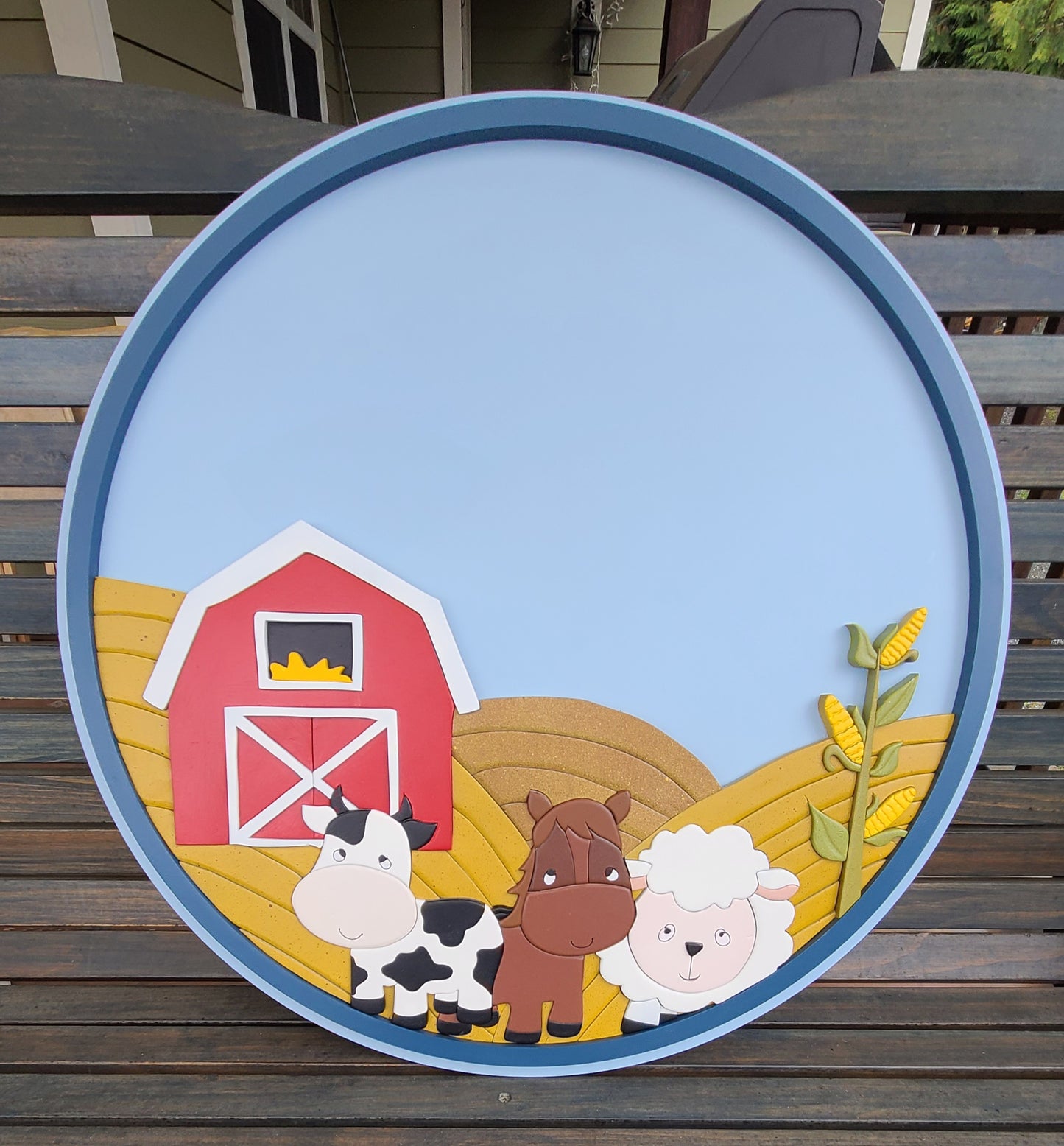 Farm scene - Nursery Sign