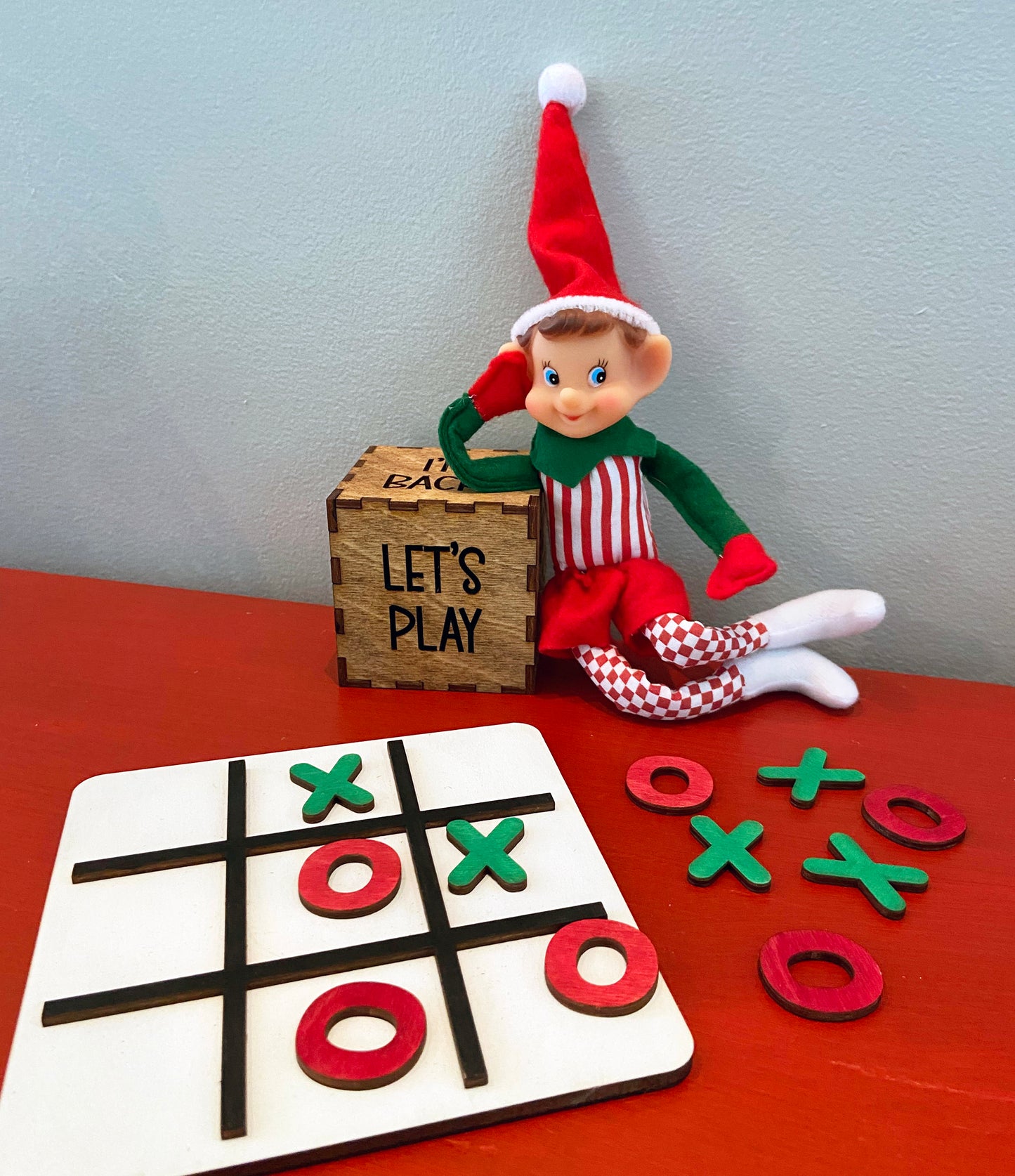 Christmas Elf Kit #2 - Props and Signs (Ready to Paint)