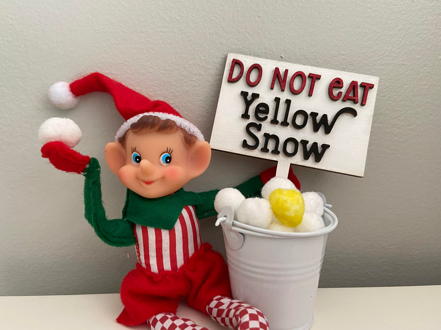 Christmas Elf Kit #2 - Props and Signs (Ready to Paint)