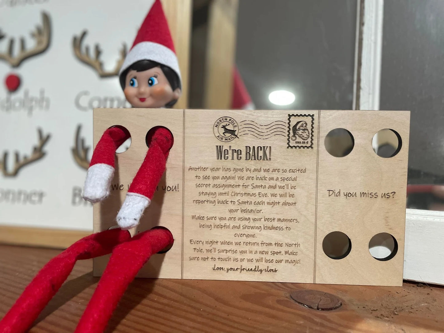 Christmas Elf - Welcome Back Postcards
