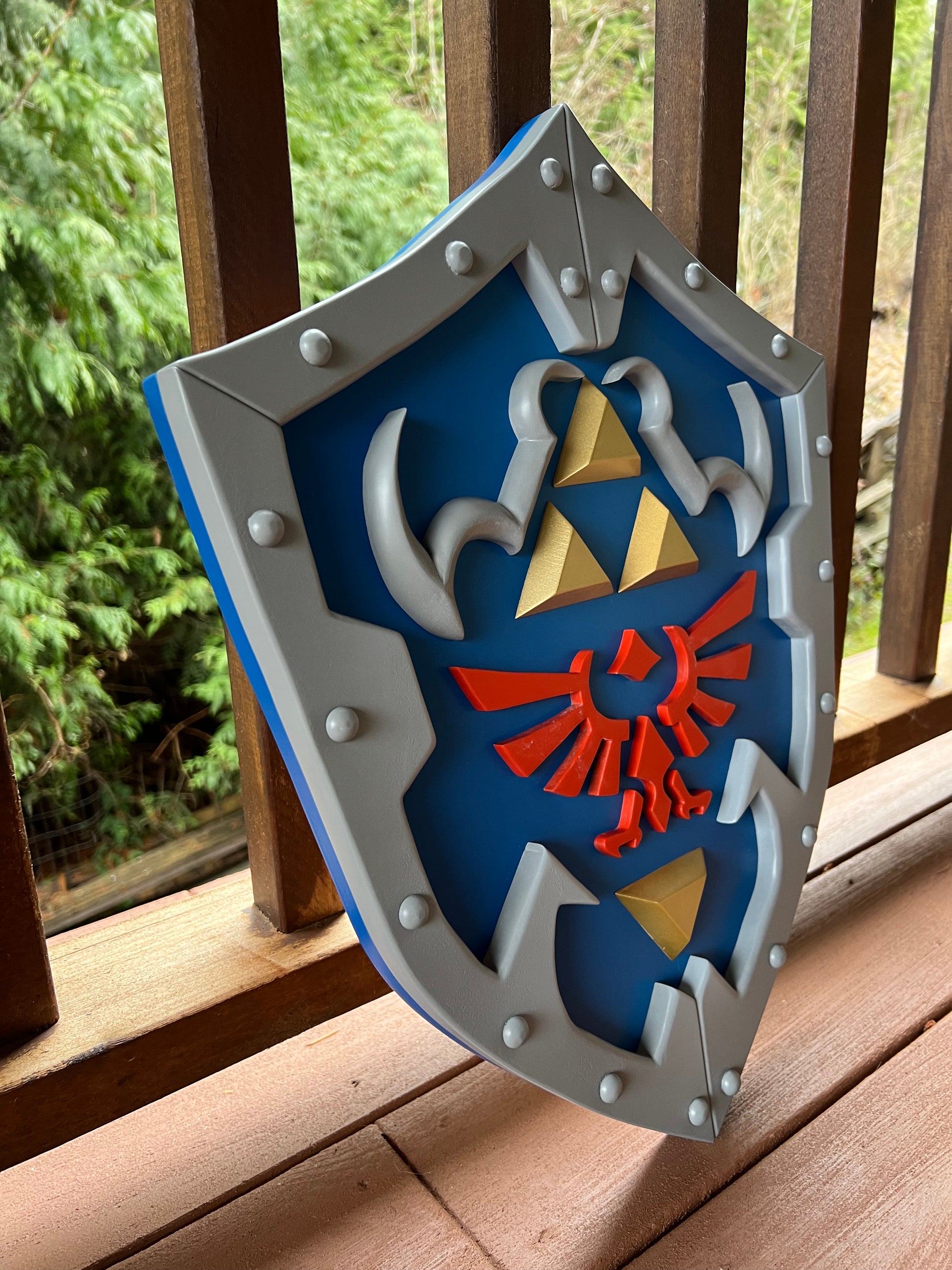 Hylian Shield Wall Clock  Fan Inspired from Legends of Zelda